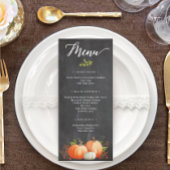 Menu Dîner Thanksgiving