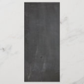 Menu Dîner Thanksgiving (Dos)