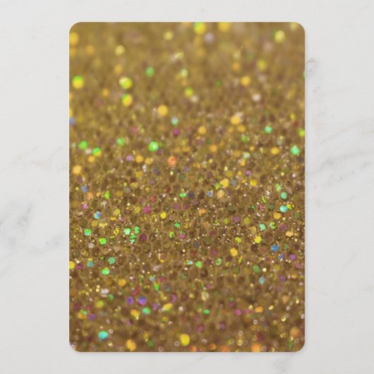 Menu Dinner | Glitter (Achterkant)