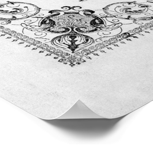 MENU DINNER voor FIREMEN 1856 Poster (Hoek)