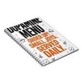 Menu Dopamine Journal Drôle ADHD (Côté Droit)