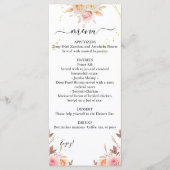 Menu double Dahlia et Mariage Rose (Devant)