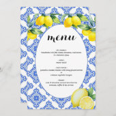 Menu Douche citron (Devant / Derrière)