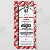 Menu Dragon Oriental chinois du Nouvel An (Devant / Derrière)