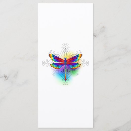 Menu Dragonfly en arc-en-ciel (Devant)