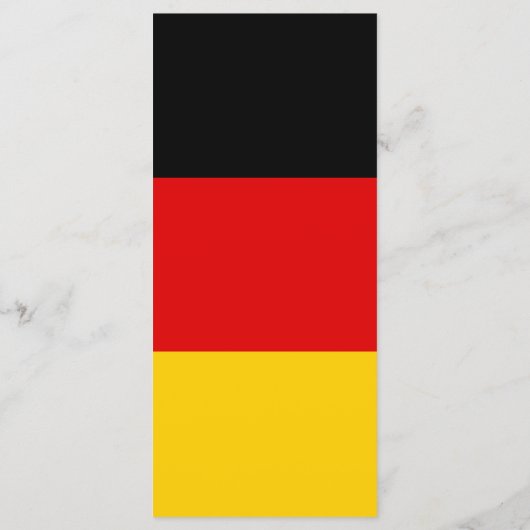 Menu Drapeau allemand (Dos)