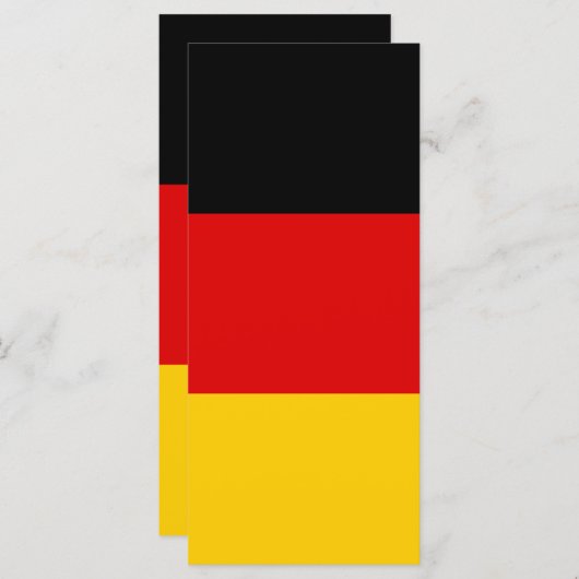 Menu Drapeau allemand (Devant / Derrière)