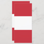 Menu Drapeau autrichien (Devant / Derrière)