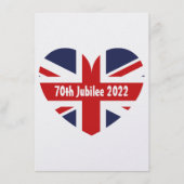 Menu Drapeau britannique du 70e jubilé 2022 (Devant)
