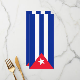 Menu Drapeau Cuba