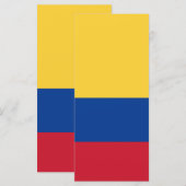 Menu Drapeau de Colombie (Devant / Derrière)