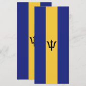 Menu Drapeau de la Barbade (Devant / Derrière)