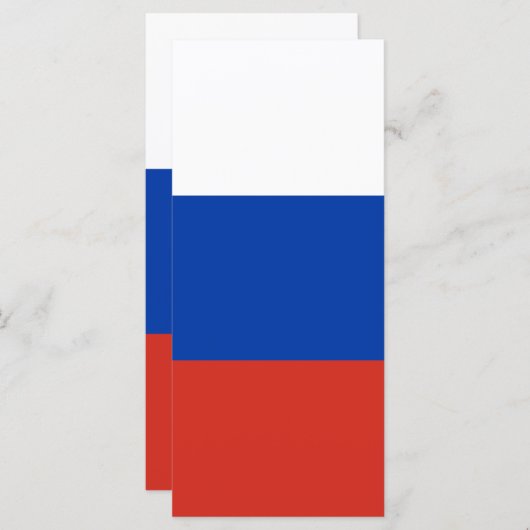 Menu Drapeau de la Russie (Devant / Derrière)