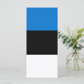 Menu Drapeau de l'Estonie (Debout devant)