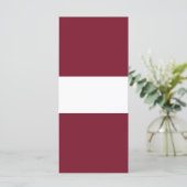 Menu Drapeau de Lettonie (Debout devant)