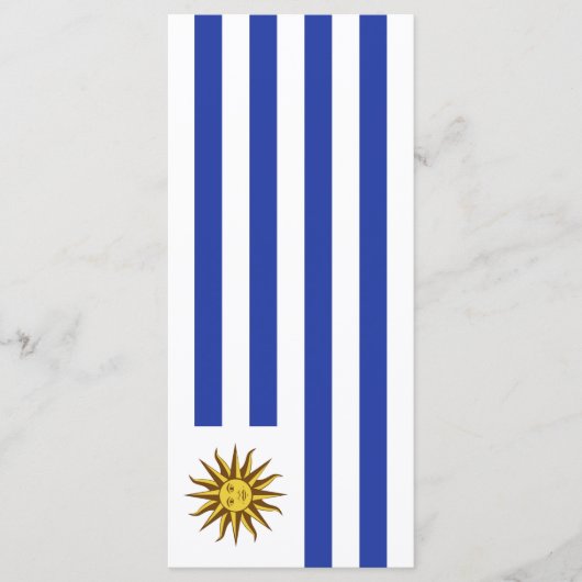 Menu drapeau de l'Uruguay (Devant)