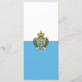 Menu Drapeau de Saint-Marin (Devant)