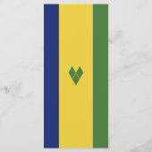 Menu Drapeau de Saint-Vincent-et-les Grenadines (Dos)
