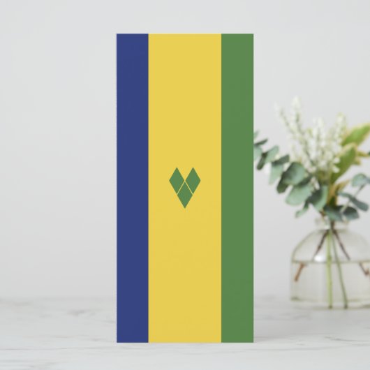Menu Drapeau de Saint-Vincent-et-les Grenadines (Debout devant)
