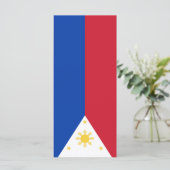 Menu drapeau des Philippines (Debout devant)