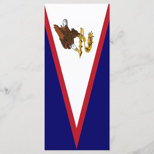 Menu Drapeau des Samoa américaines (Devant)