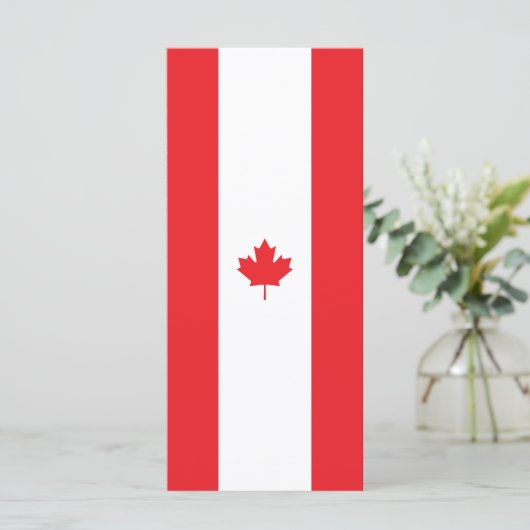 Menu Drapeau du Canada (Debout devant)