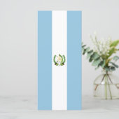 Menu drapeau du Guatemala (Debout devant)