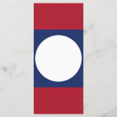 Menu Drapeau du Laos (Dos)
