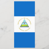 Menu Drapeau du Nicaragua (Dos)