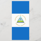 Menu Drapeau du Nicaragua (Devant)