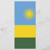 Menu Drapeau du Rwanda (Devant)
