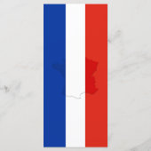 Menu drapeau français (Dos)