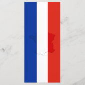 Menu drapeau français (Devant)