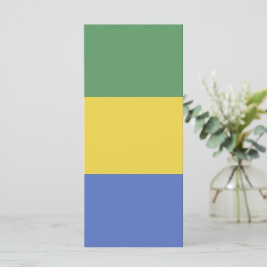 Menu Drapeau Gabon (Debout devant)