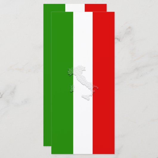 Menu Drapeau italien (Devant / Derrière)