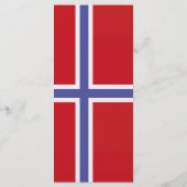 Menu Drapeau norvégien (Dos)