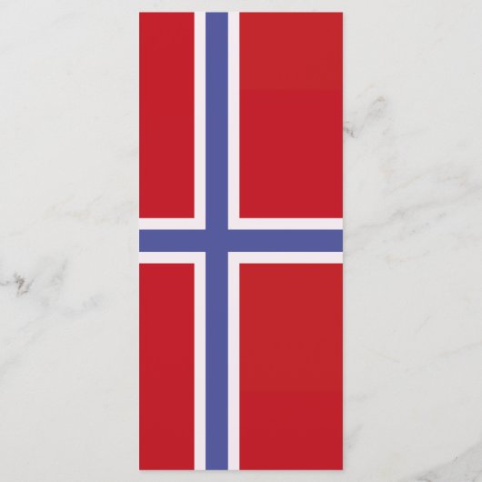 Menu Drapeau norvégien (Dos)