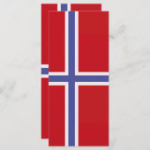 Menu Drapeau norvégien (Devant / Derrière)