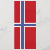 Menu Drapeau norvégien (Devant)