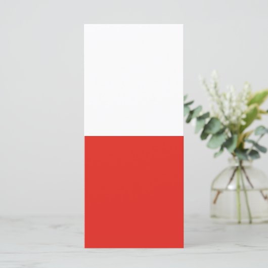 Menu Drapeau polonais (Debout devant)