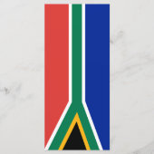Menu drapeau sud-africain (Devant)