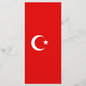Menu Drapeau turc (Dos)