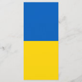 Menu Drapeau ukrainien (Dos)