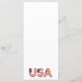 Menu Drapeau USA (Dos)