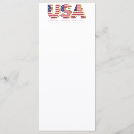 Menu Drapeau USA (Devant)