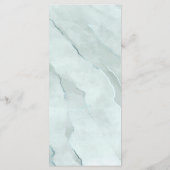 Menu Dreamy Greenery Mariage Green/Blue ID817 (Dos)