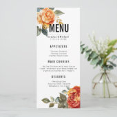 Menu + Drinken Marble Dreams Sinaasappel Roos (Staand voorkant)