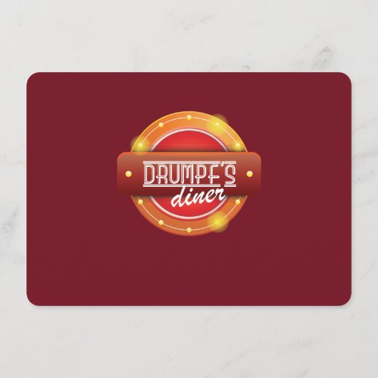 Menu "Drumpf's Diner" (Dos)