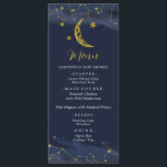 Menu du Baby shower de nuit Sky Over the Moon<br><div class="desc">Menu du Baby shower de nuit Sky Over the Moon</div>