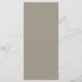 Menu du Baby shower forestier (Dos)